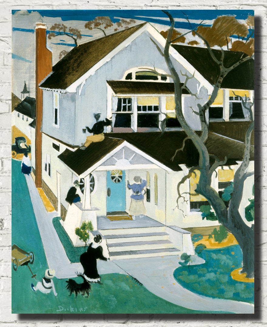 Preston Dickinson Abstract Art Print, My House