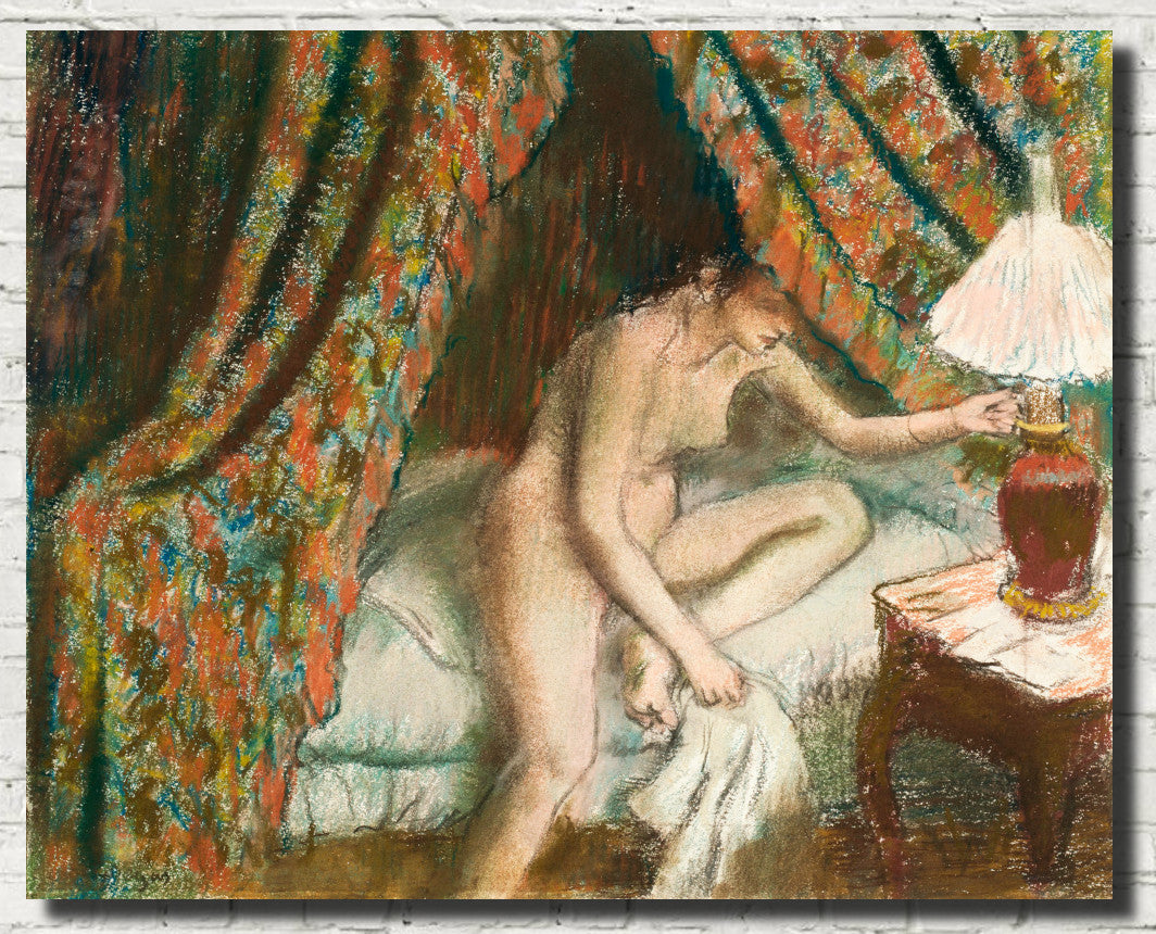 Edgar Degas, Fine Art Print : Naked Woman in Bed