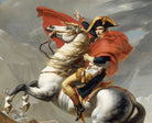 Napoleon Crossing the Alps, First Versailles version, Jacques-Louis David Fine Art Print