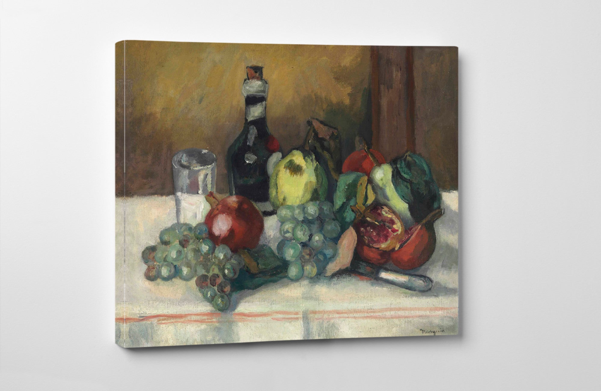 Still life, Henri Manguin, Nature morte, coings, grenades et raisins