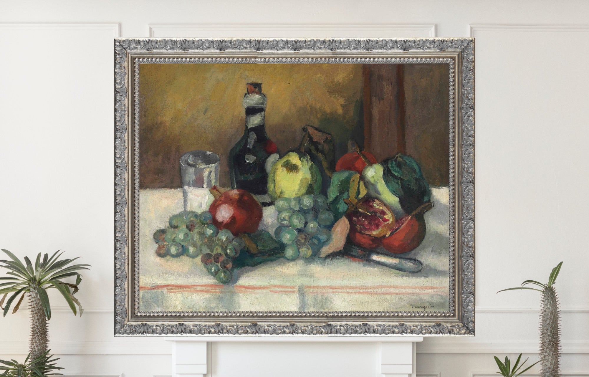 Still life, Henri Manguin, Nature morte, coings, grenades et raisins