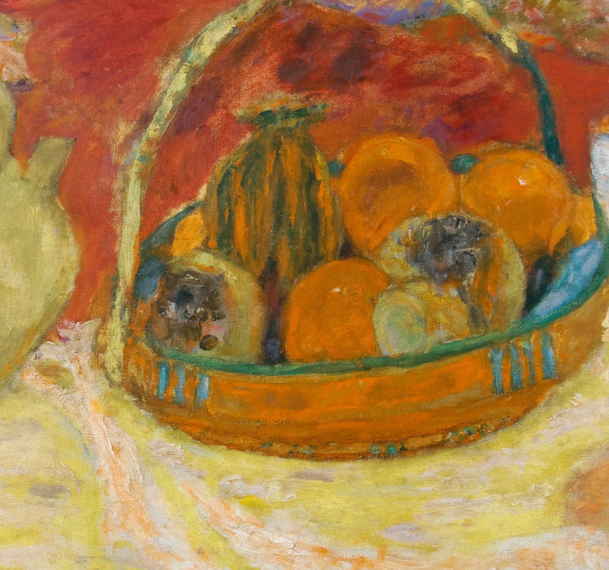Pierre Bonnard Fine Art Print, Yellow and Red Still Life