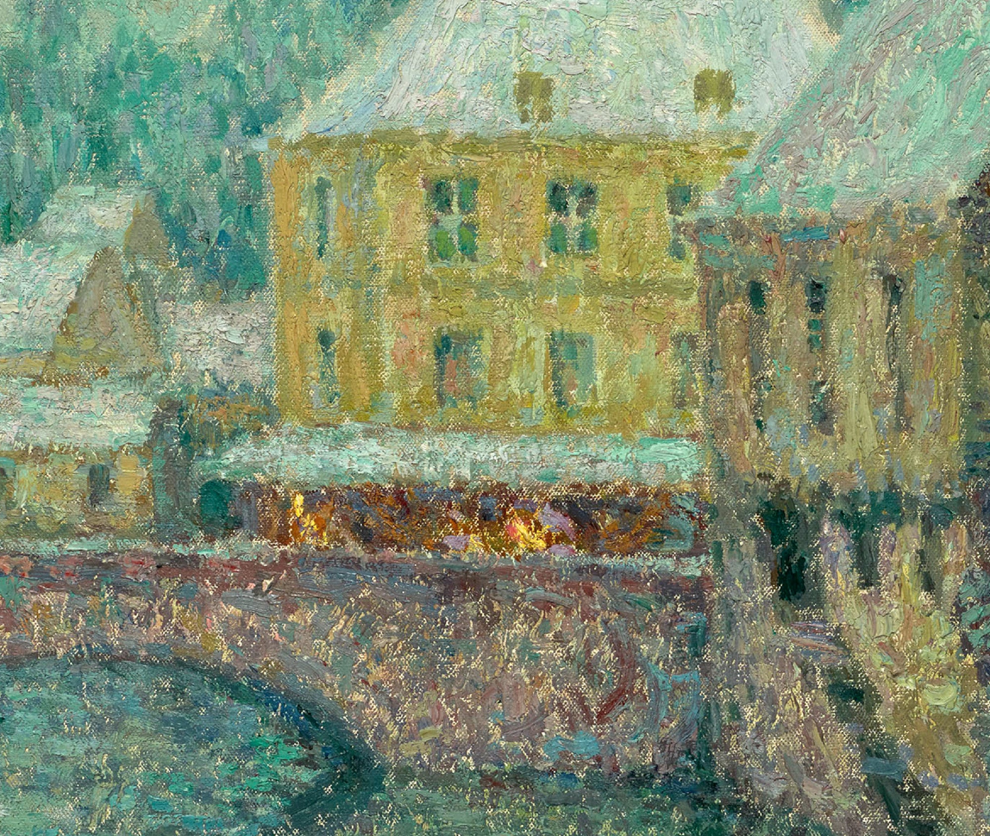 Henri Le Sidaner Fine Art Print, Neige