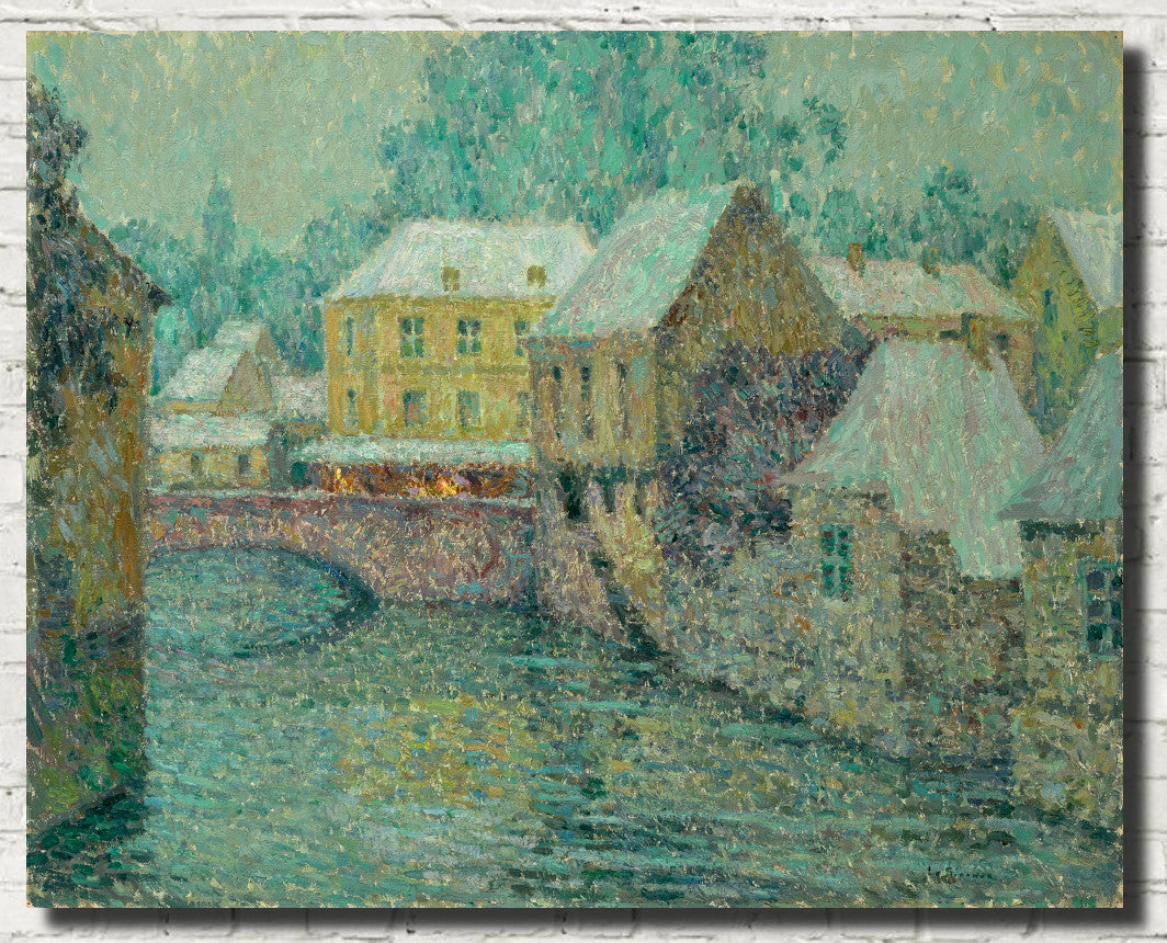 Henri Le Sidaner Fine Art Print, Neige