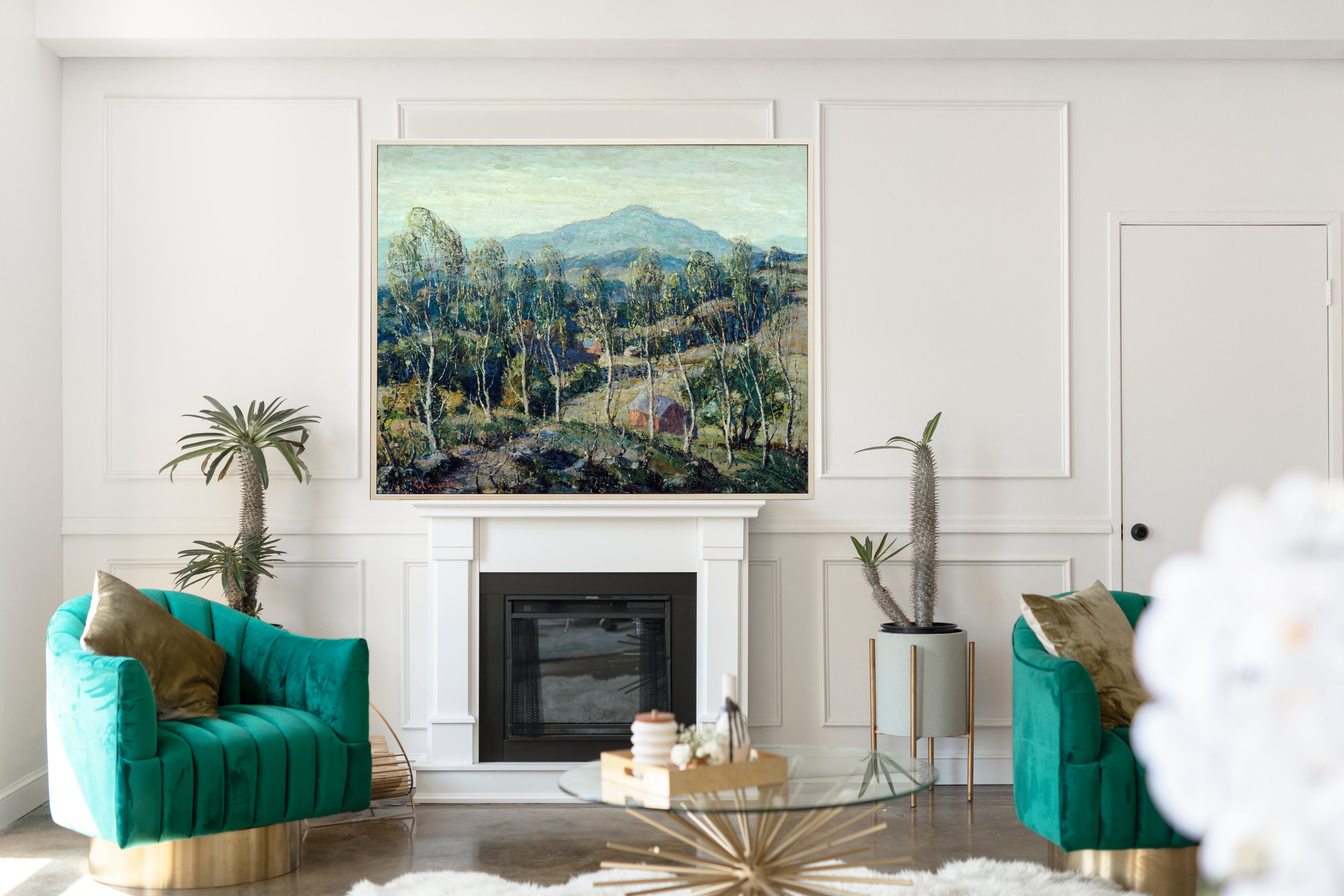 New England Birch Trees, Ernest Lawson Fine Art Print
