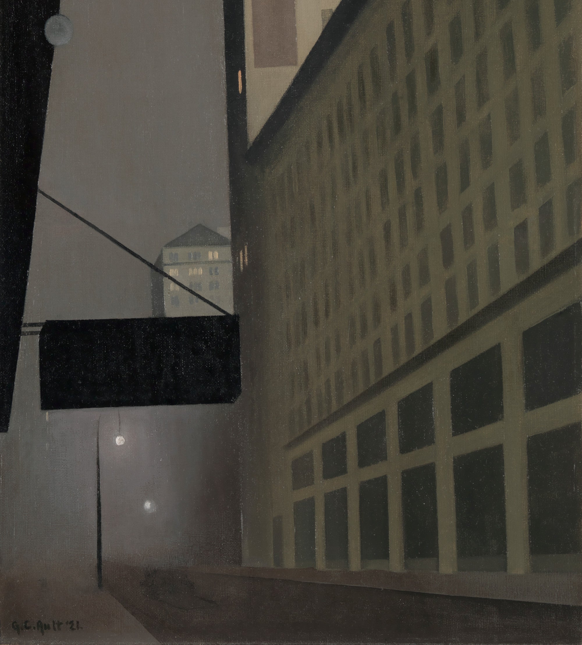 George Ault Fine Art Print, New York Night, No. 2
