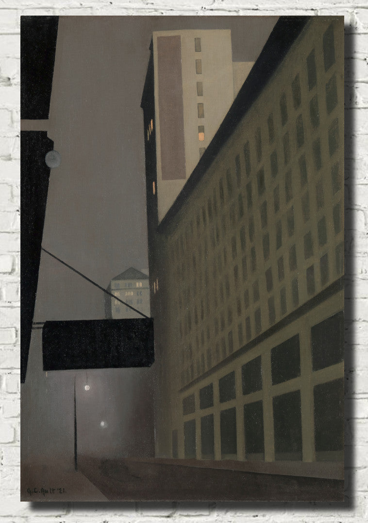 George Ault Fine Art Print, New York Night, No. 2