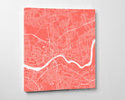 Newcastle City Street Map Poster Custom Wall Map Print - OnTrendAndFab