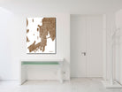 Newport City Street Map Print Feature Wall Art Poster