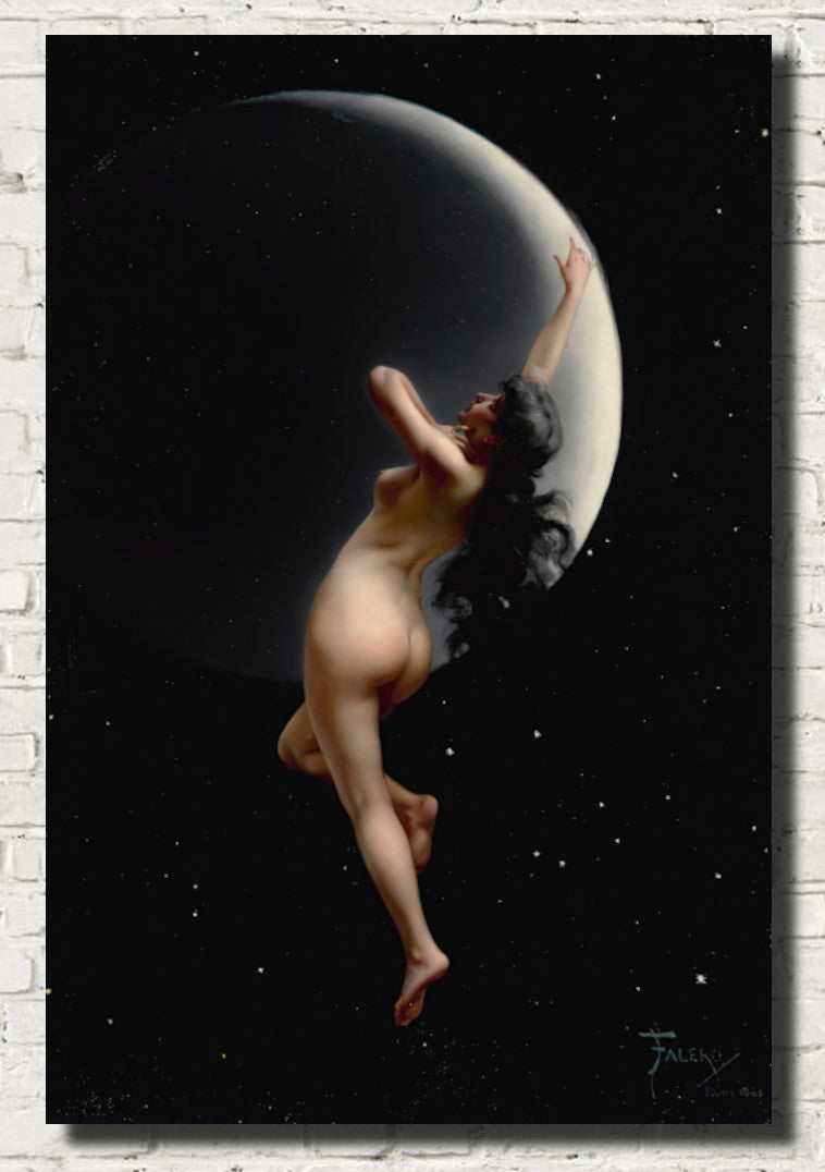 Night, Luis Ricardo Falero Fine Art Print