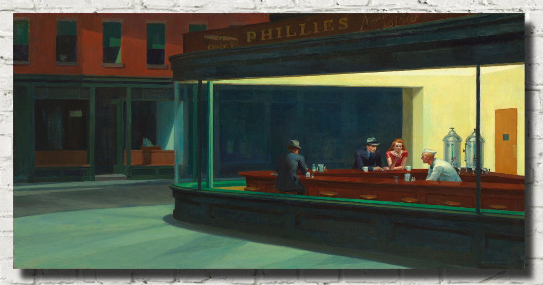 Edward Hopper Fine Art Print, Nighthawks