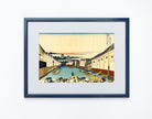 36 Views of Mount Fuji, Nihonbashi bridge in Edo, Katsushika Hokusai, Japanese Print