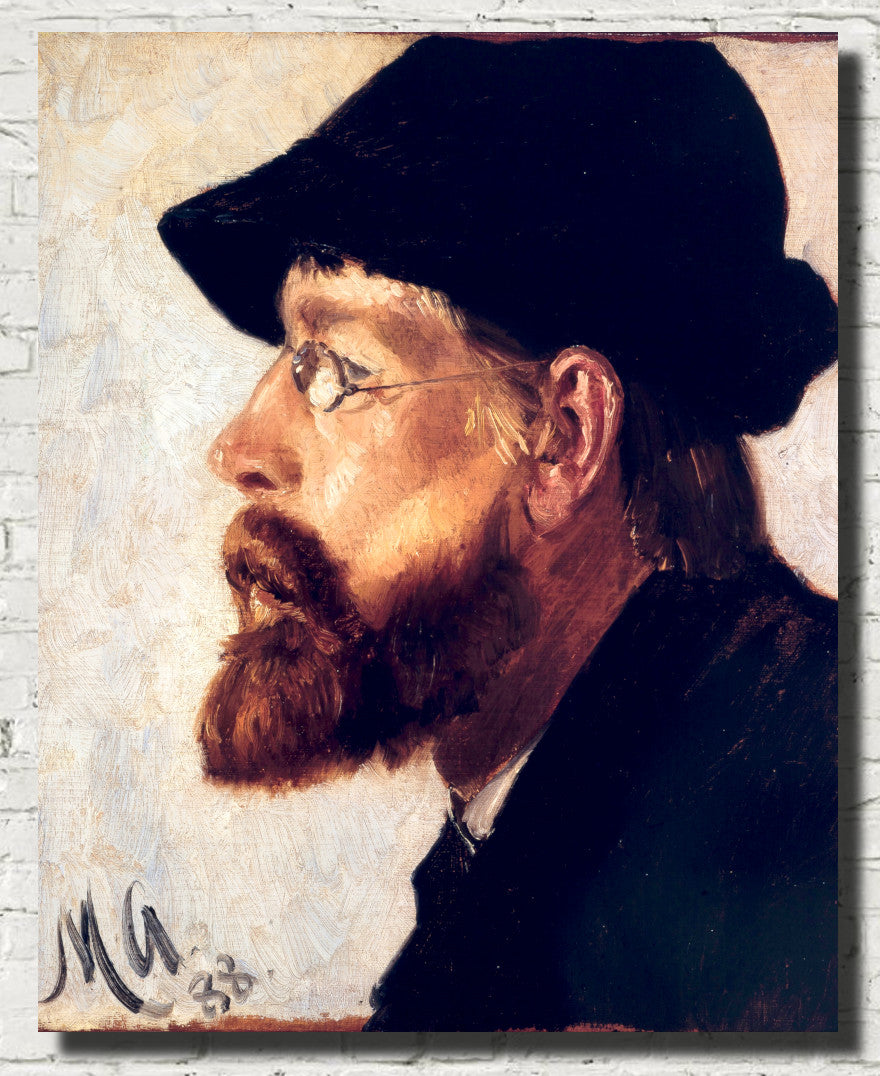Michael Ancher Fine Art Print, Portrait of Nils Hansteen
