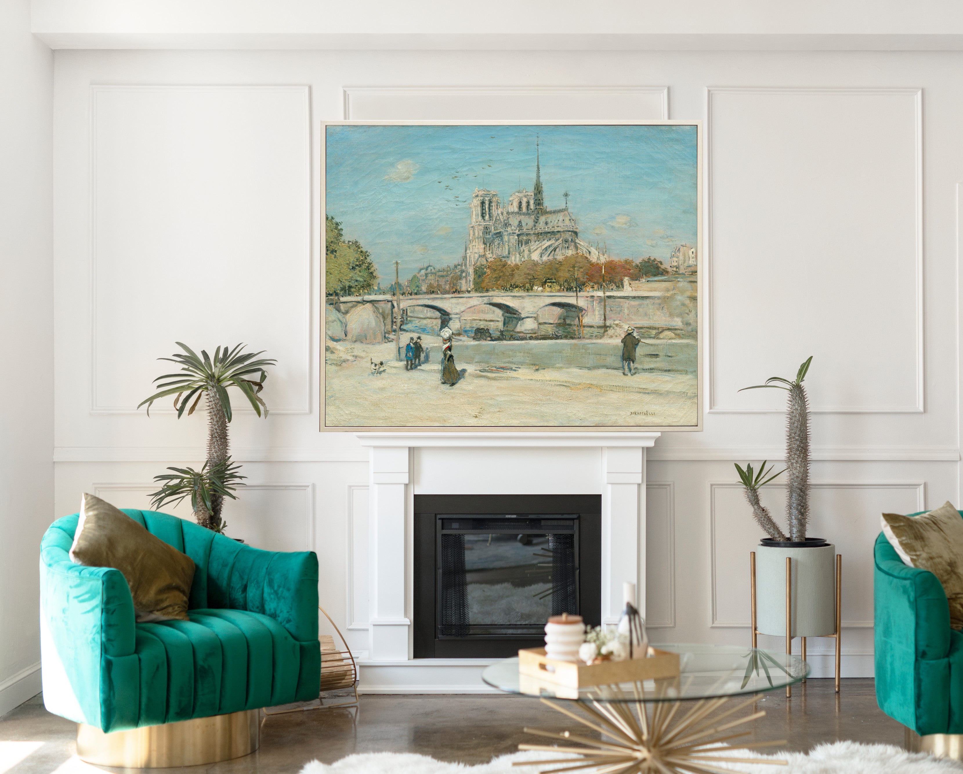 Notre Dame Seen from the Quai de la Tournelle, Jean-François Raffaëlli Fine Art Print