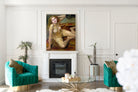 Nude Girl on a Rug, Lovis Corinth Fine Art Print