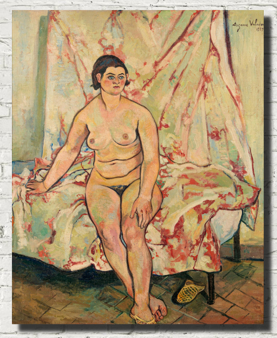 Suzanne Valadon Fine Art Print : Nude Sitting on the Edge of a Bed