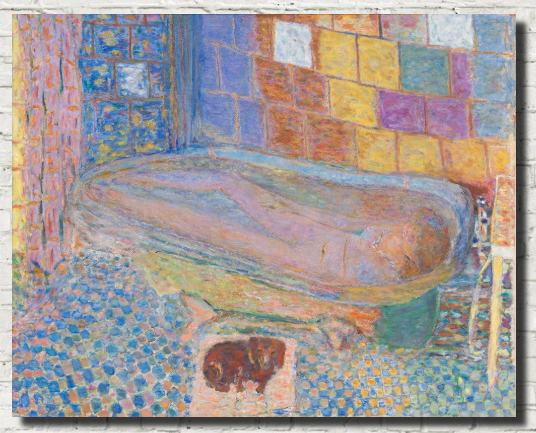 Pierre Bonnard Fine Art Print, Nude in Bathtub