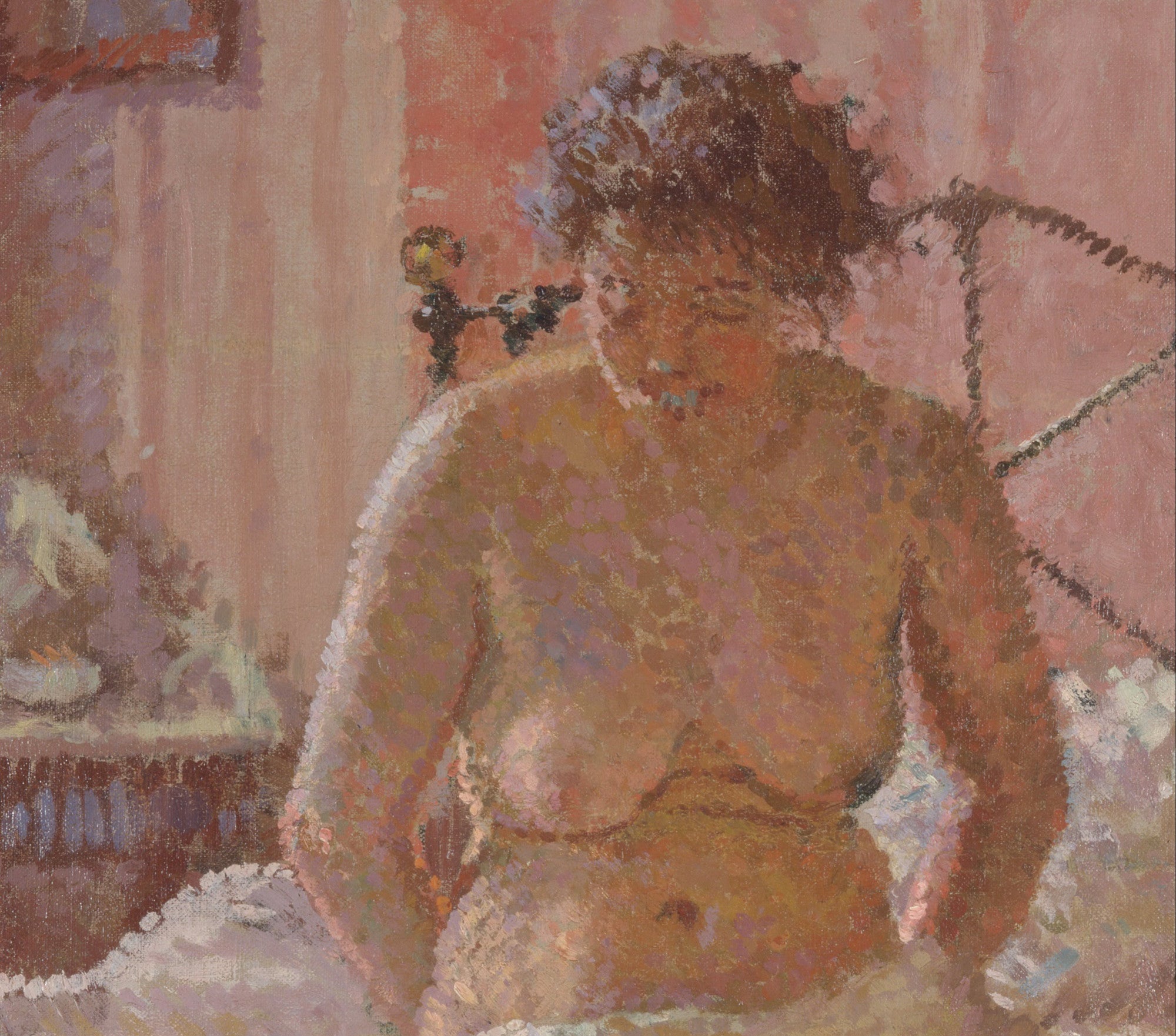 Harold Gilman Fine Art Print, Nude in an Interior