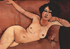 Amedeo Modigliani Fine Art Print : Nude on a Sofa