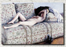 Gustave Caillebotte Fine Art Print : Nude on a Couch
