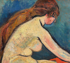 Nude seated in profile, Suzanne Valadon