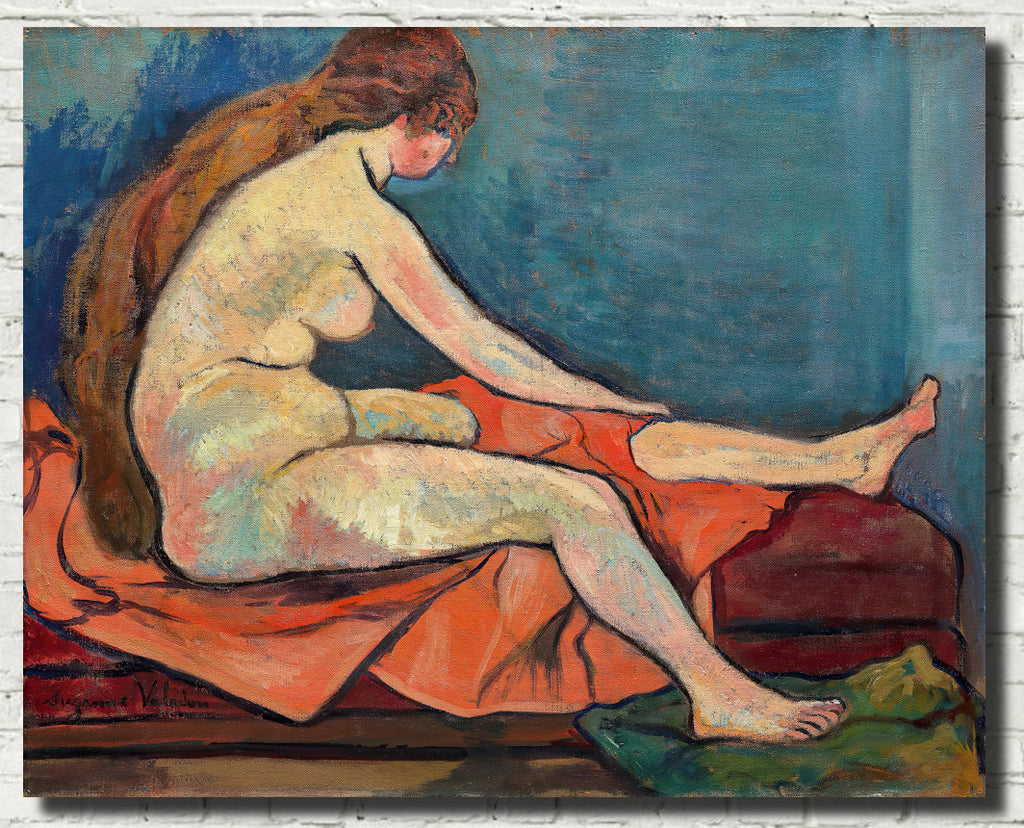 Nude seated in profile, Suzanne Valadon