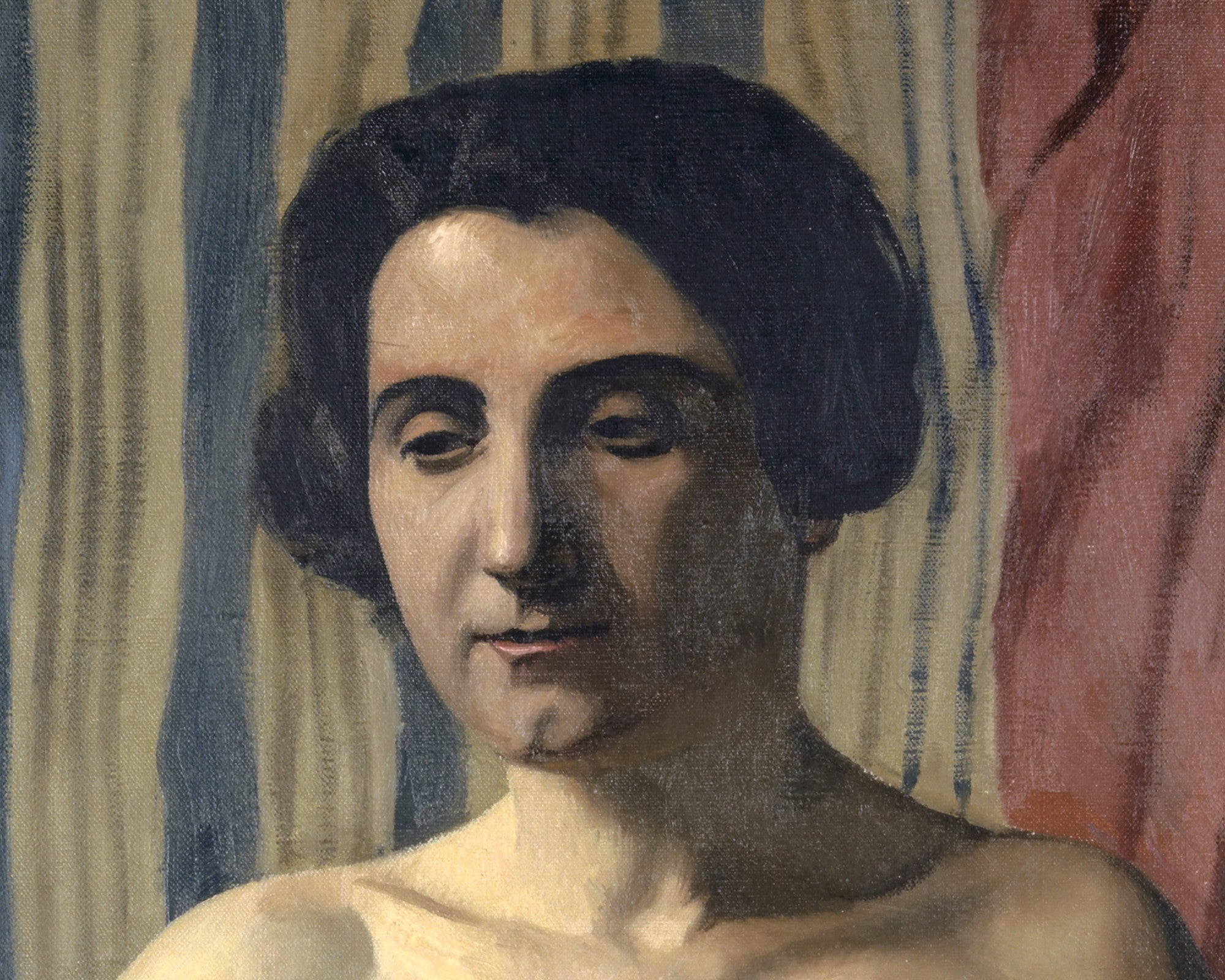 Nude with Blue Sash, Félix Vallotton Fine Art Print
