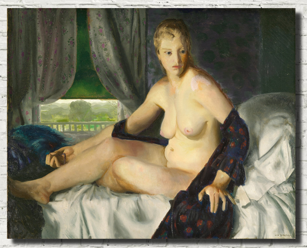George Bellows Fine Art Print, Nude With Fan