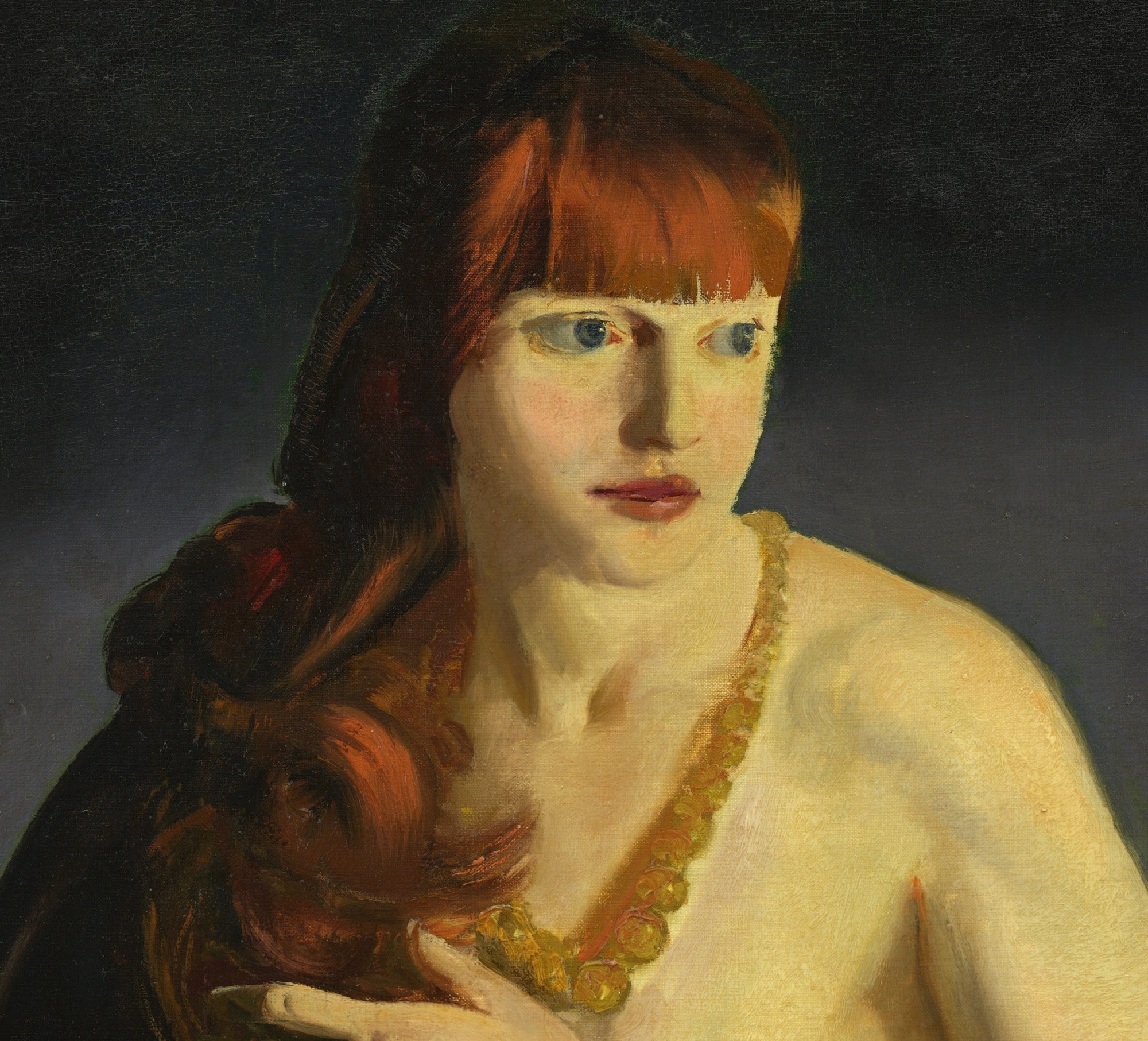 George Bellows Fine Art Print, Nude with red Hair