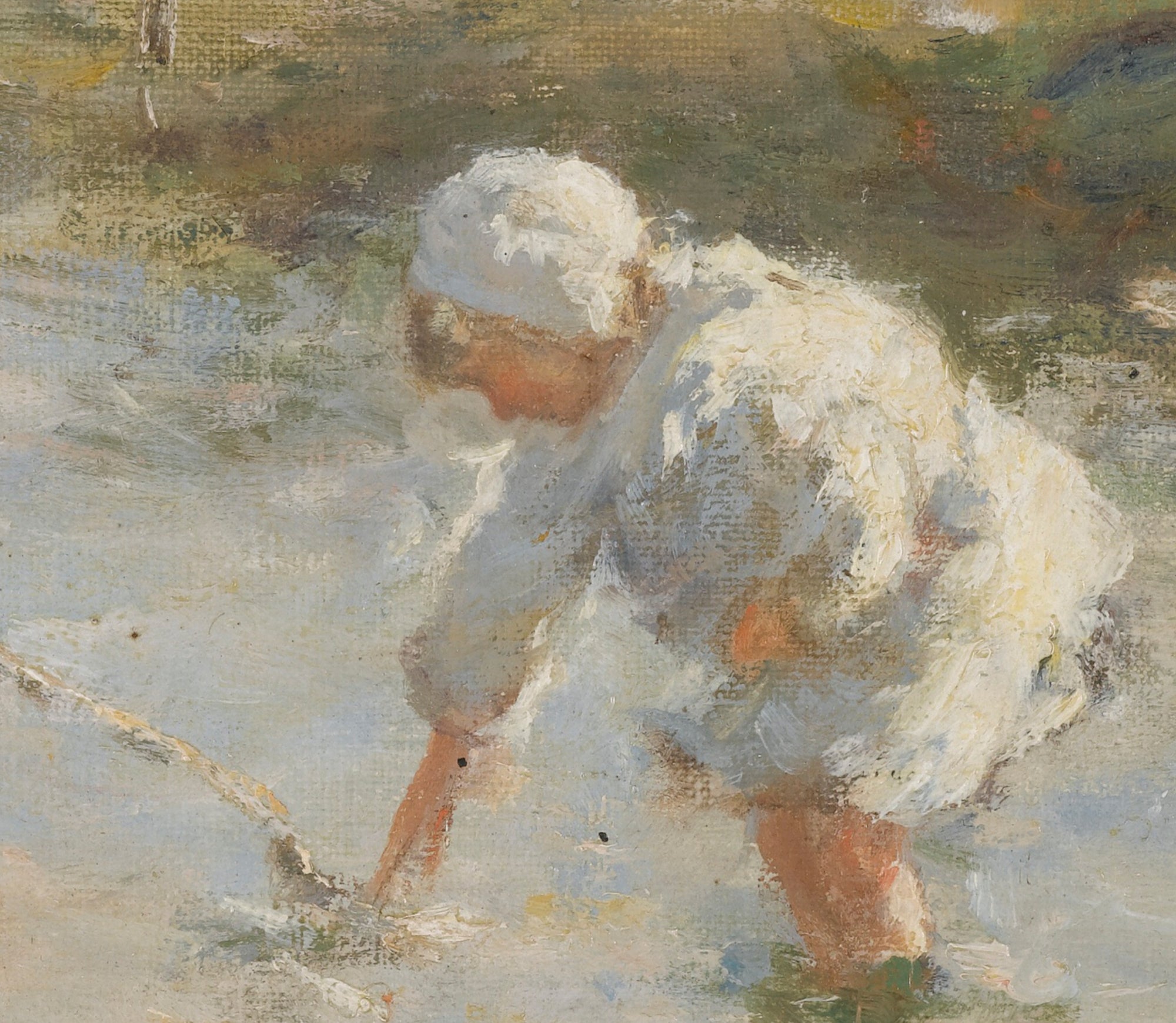 Robert Gemmell Hutchison Fine Art Print, On The Beach, Carnoustie