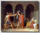 Jacques-Louis David Fine Art Print : Oath of the Horatii