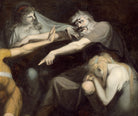 Henry Fuseli Fine Art Print, Oedipus Cursing His Son, Polynices