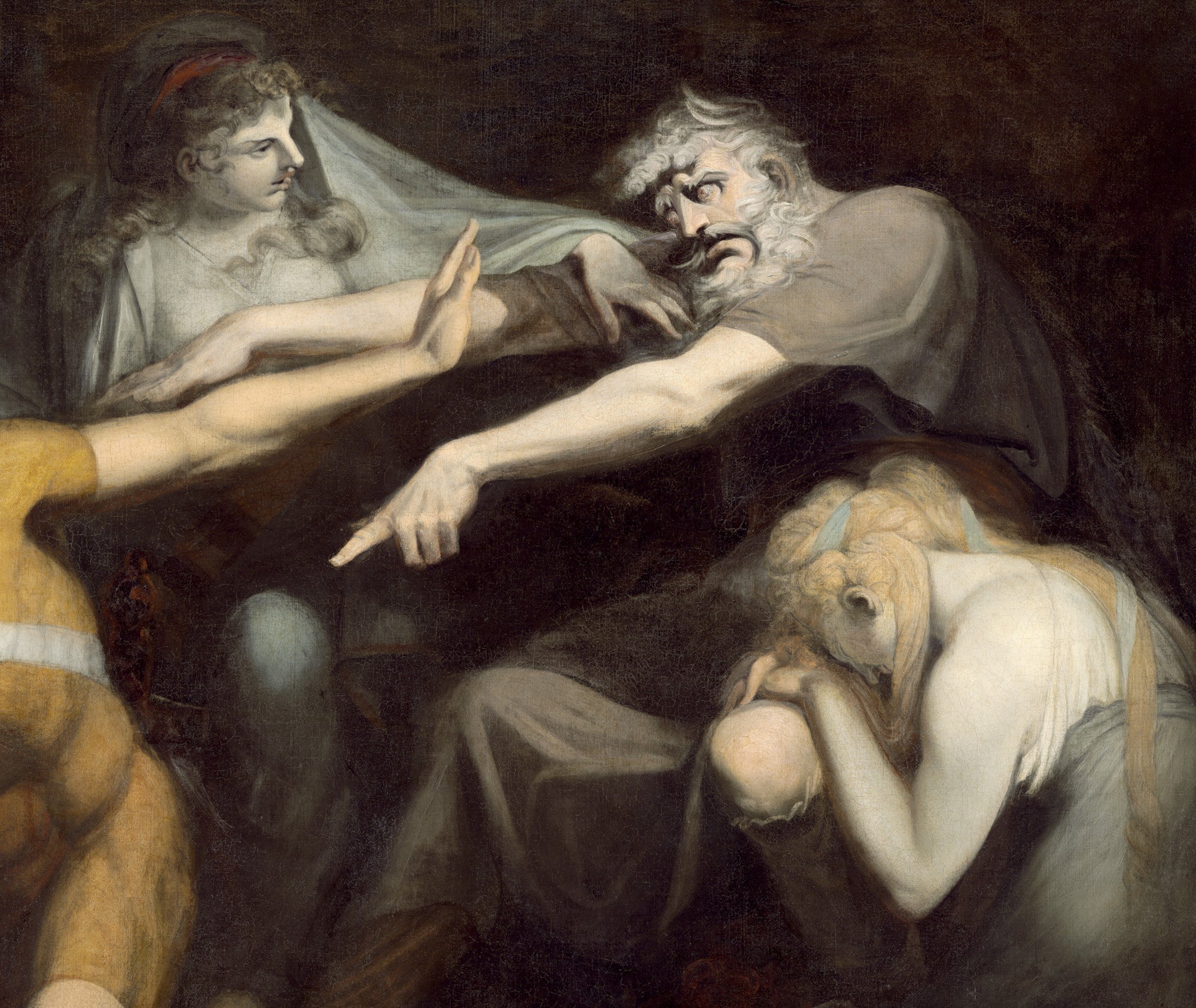 Henry Fuseli Fine Art Print, Oedipus Cursing His Son, Polynices