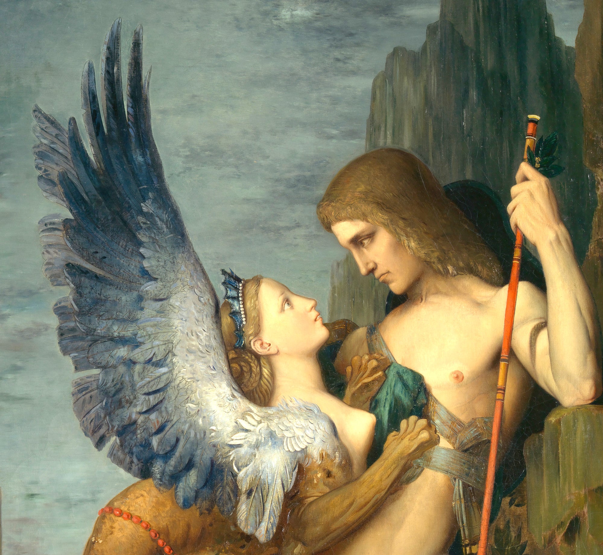 Gustave Moreau Fine Art Print, Oedipus and the Sphinx