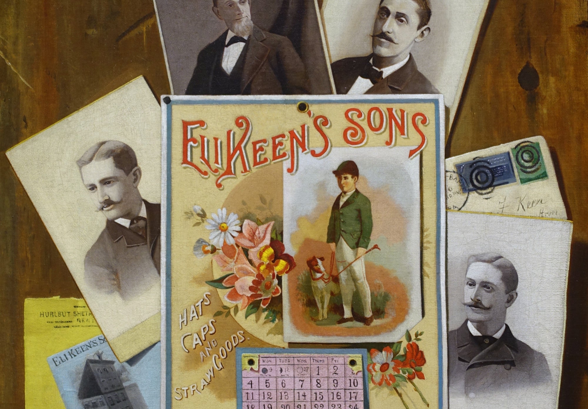 John F Peto Fine Art Print, Office Board for Eli Keen's Sons