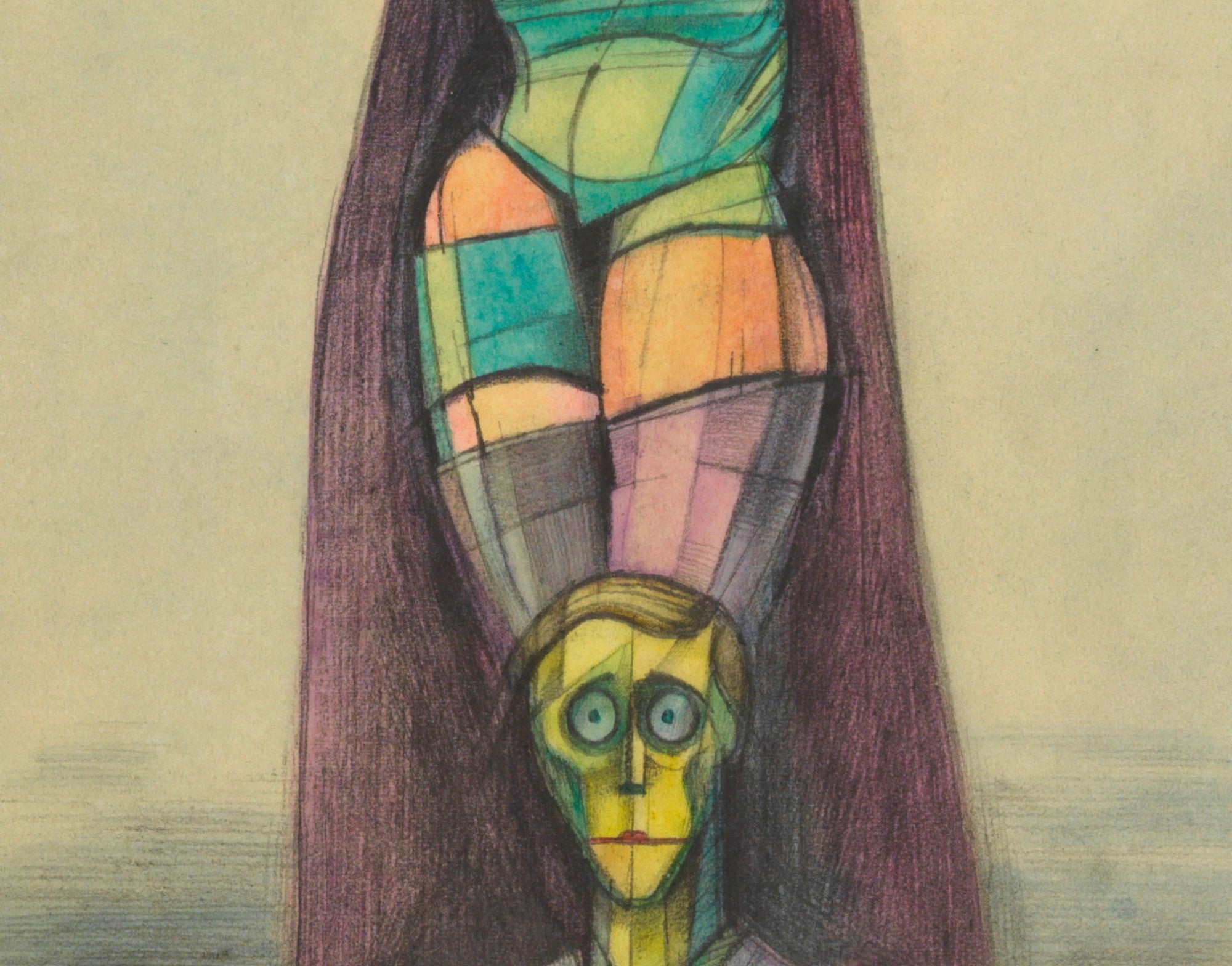 Untitled Abstract, Karl Wiener Print