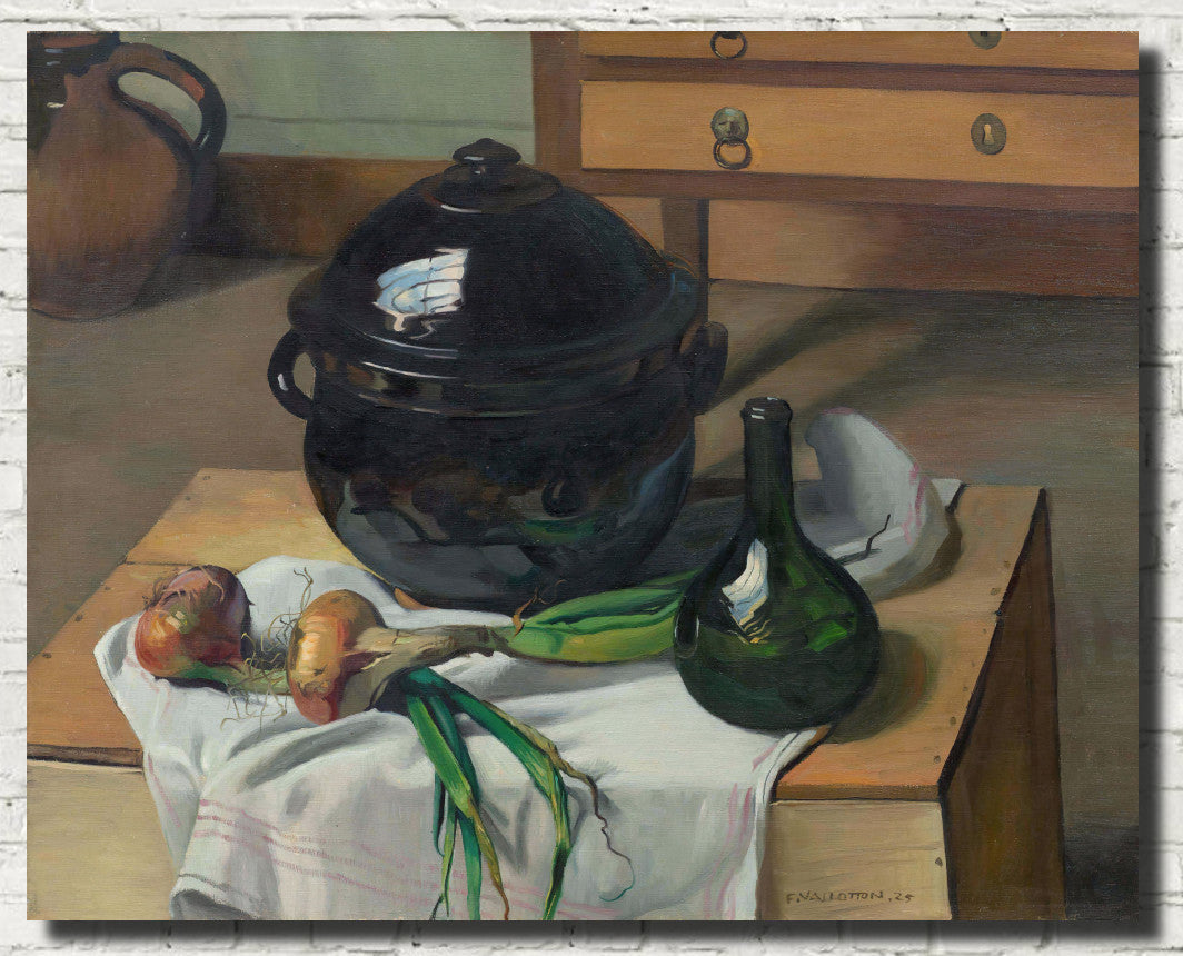 Onions and soup tureen, Félix Vallotton