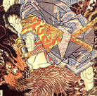 Utagawa Kuniyoshi, Japanese Fine Art Print, Oki no Jiro Hiroari killing a monstrous tengu