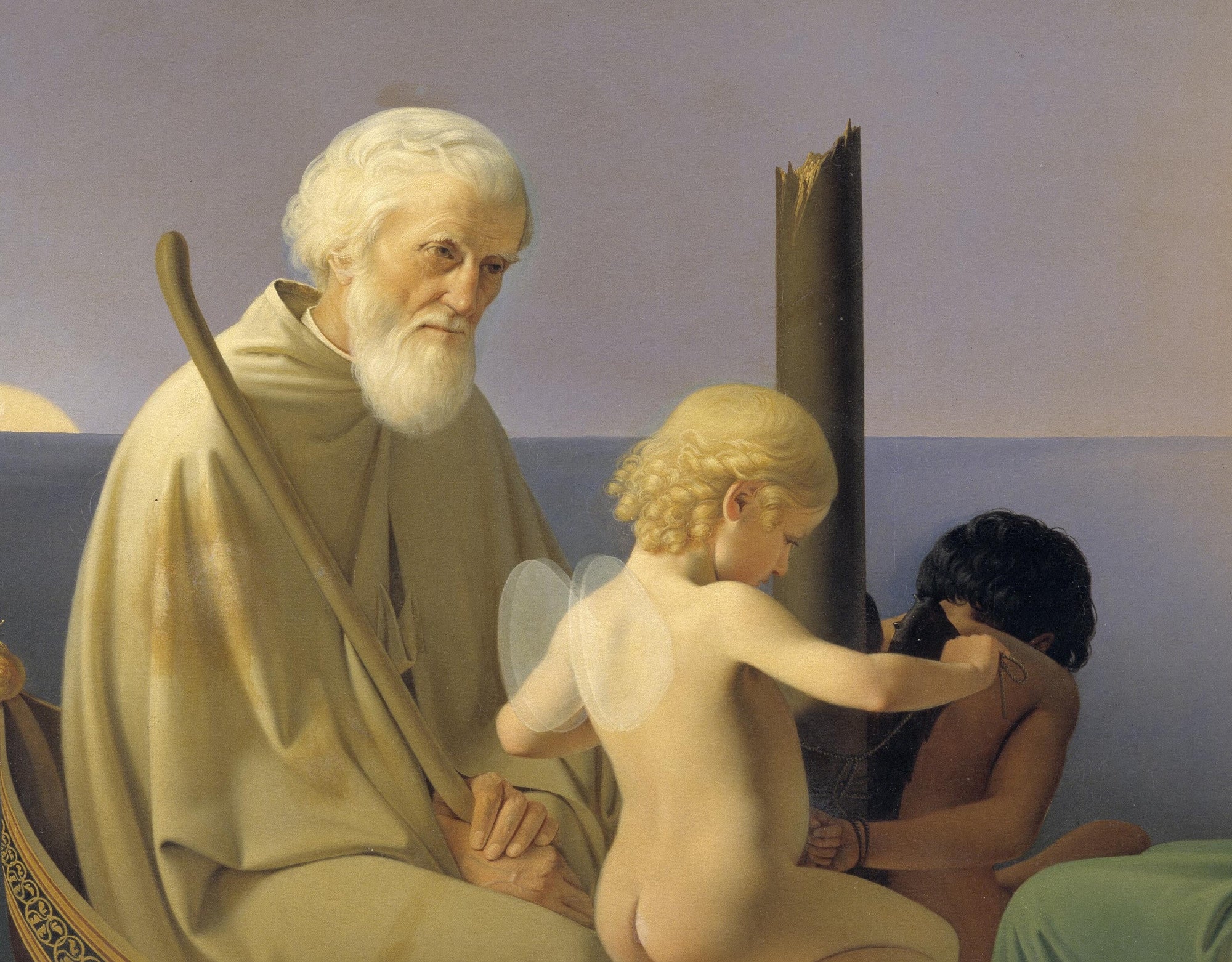 Ditlev Blunck Fine Art Print : Old Age, The Four Ages of Man