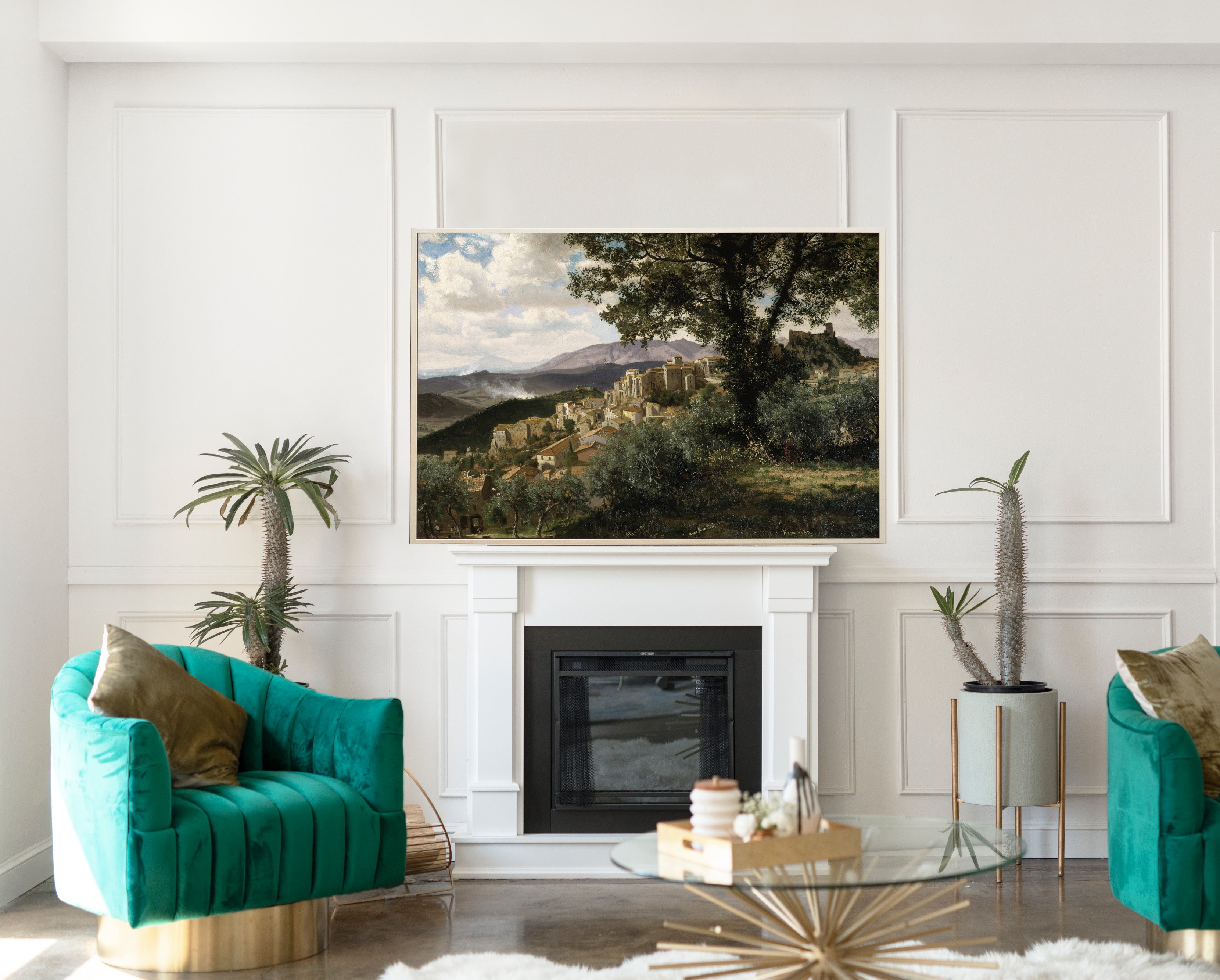 Olevano Romano, Albert Bierstadt, Landscape Print