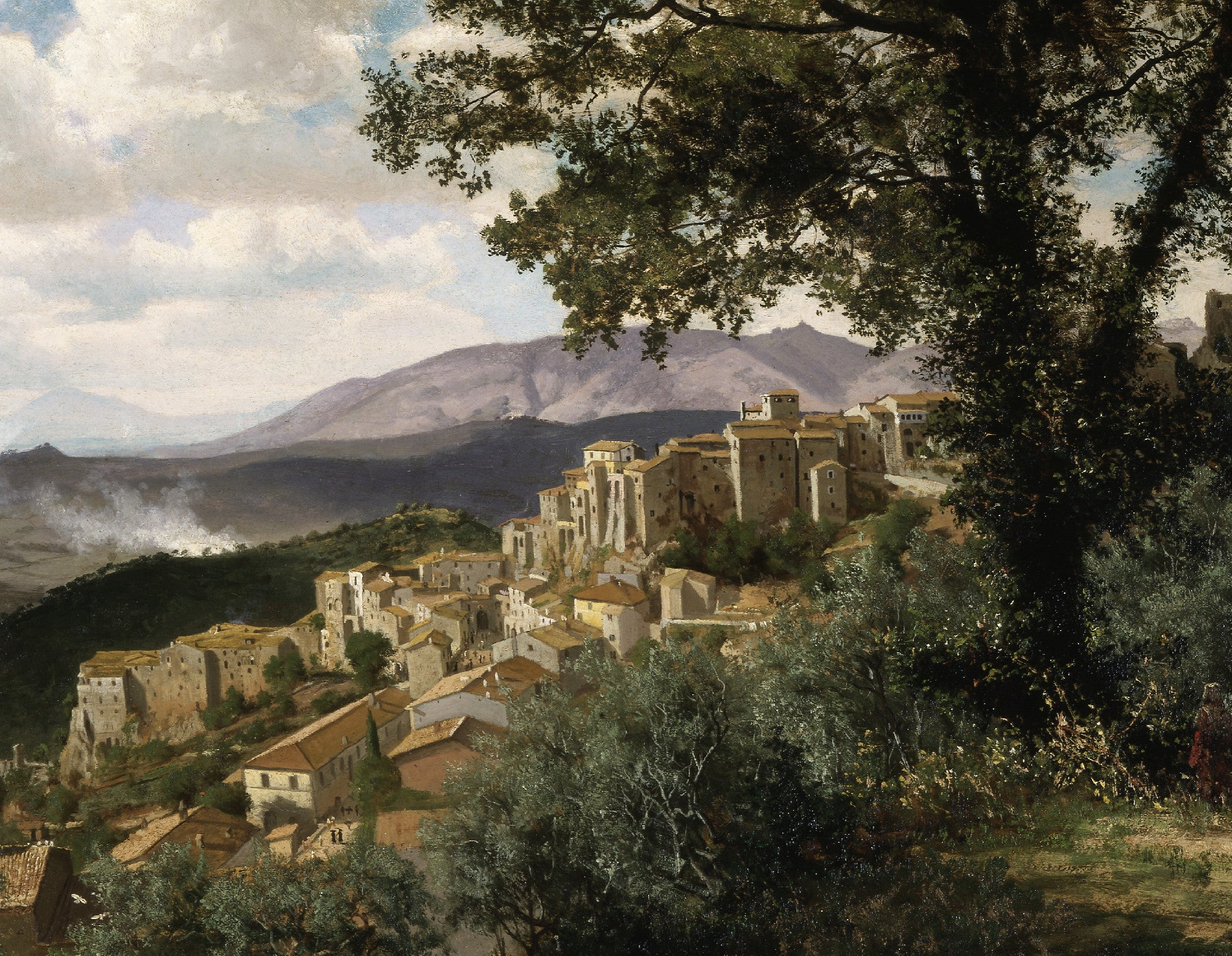 Olevano Romano, Albert Bierstadt, Landscape Print