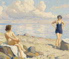 Paul Gustav Fischer Fine Art Print, On The Beach