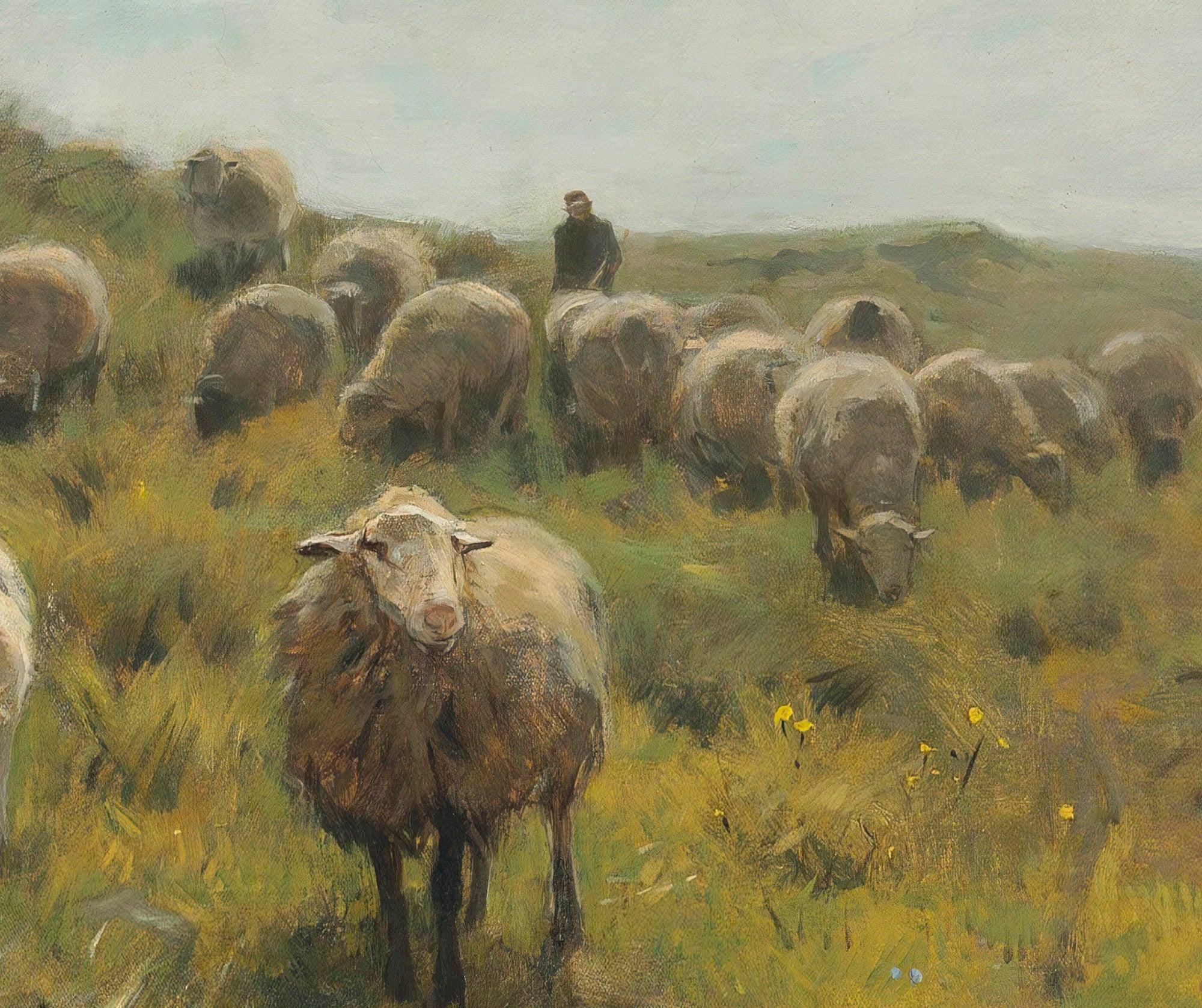 On The Dunes, Anton Mauve Fine Art Print