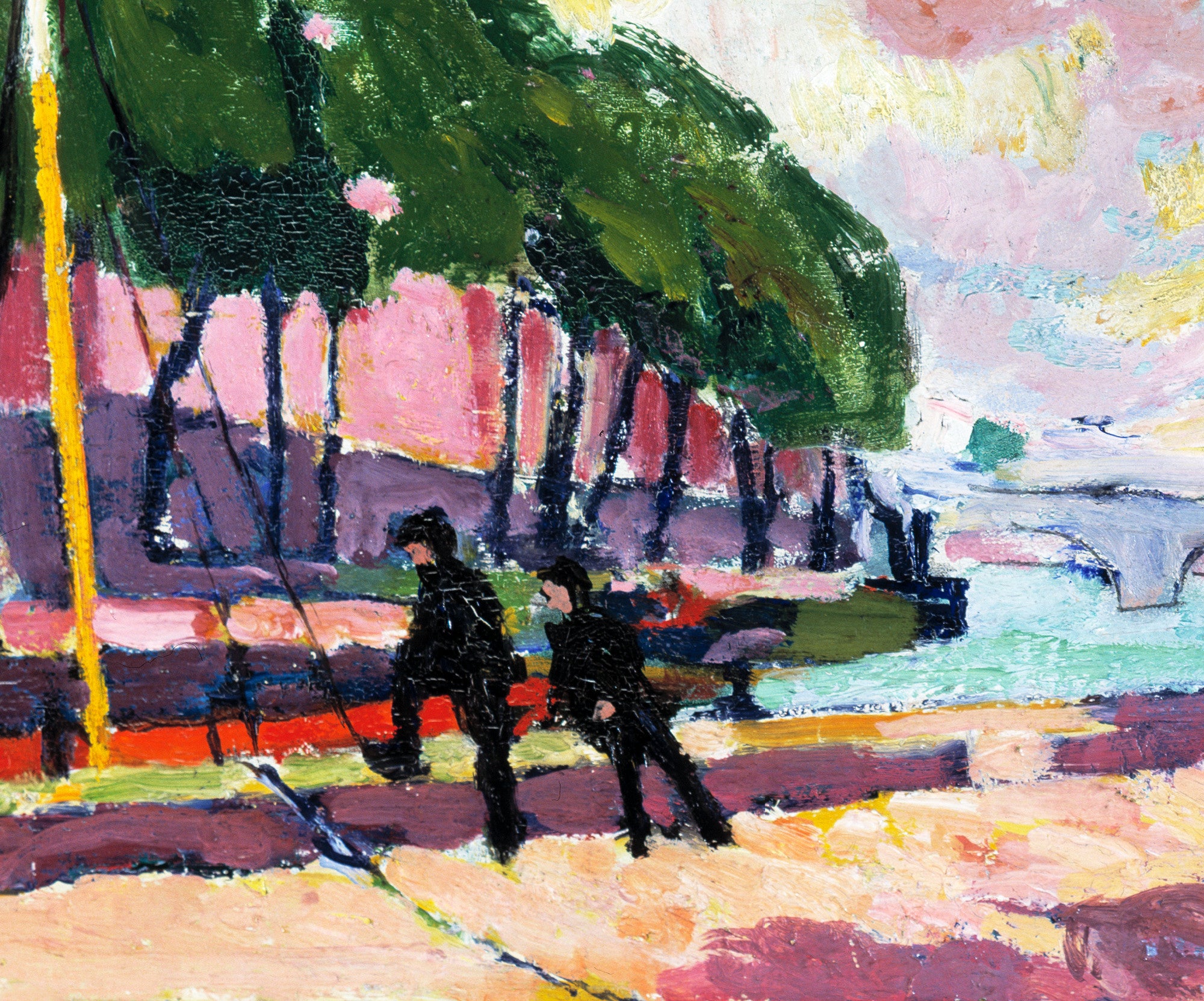 Henry Lyman Saÿen Fine Art Print : On the Banks of the Seine