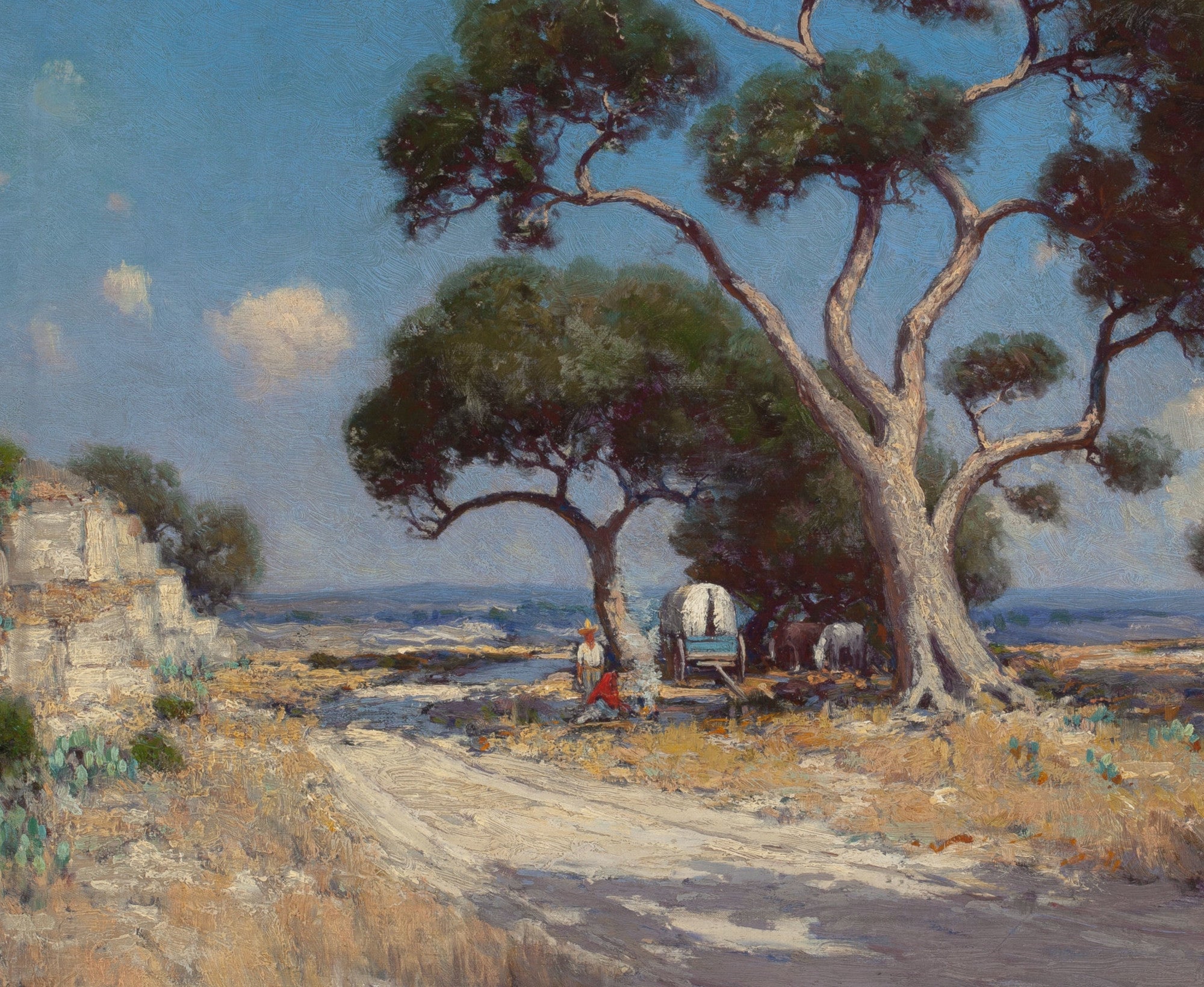 Julian Onderdonk Fine Art Print, On the Old Blanco Road, Southwest Texas