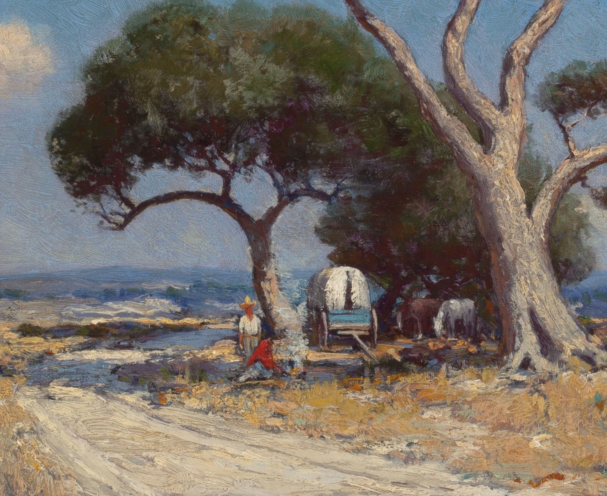 Julian Onderdonk Fine Art Print, On the Old Blanco Road, Southwest Texas
