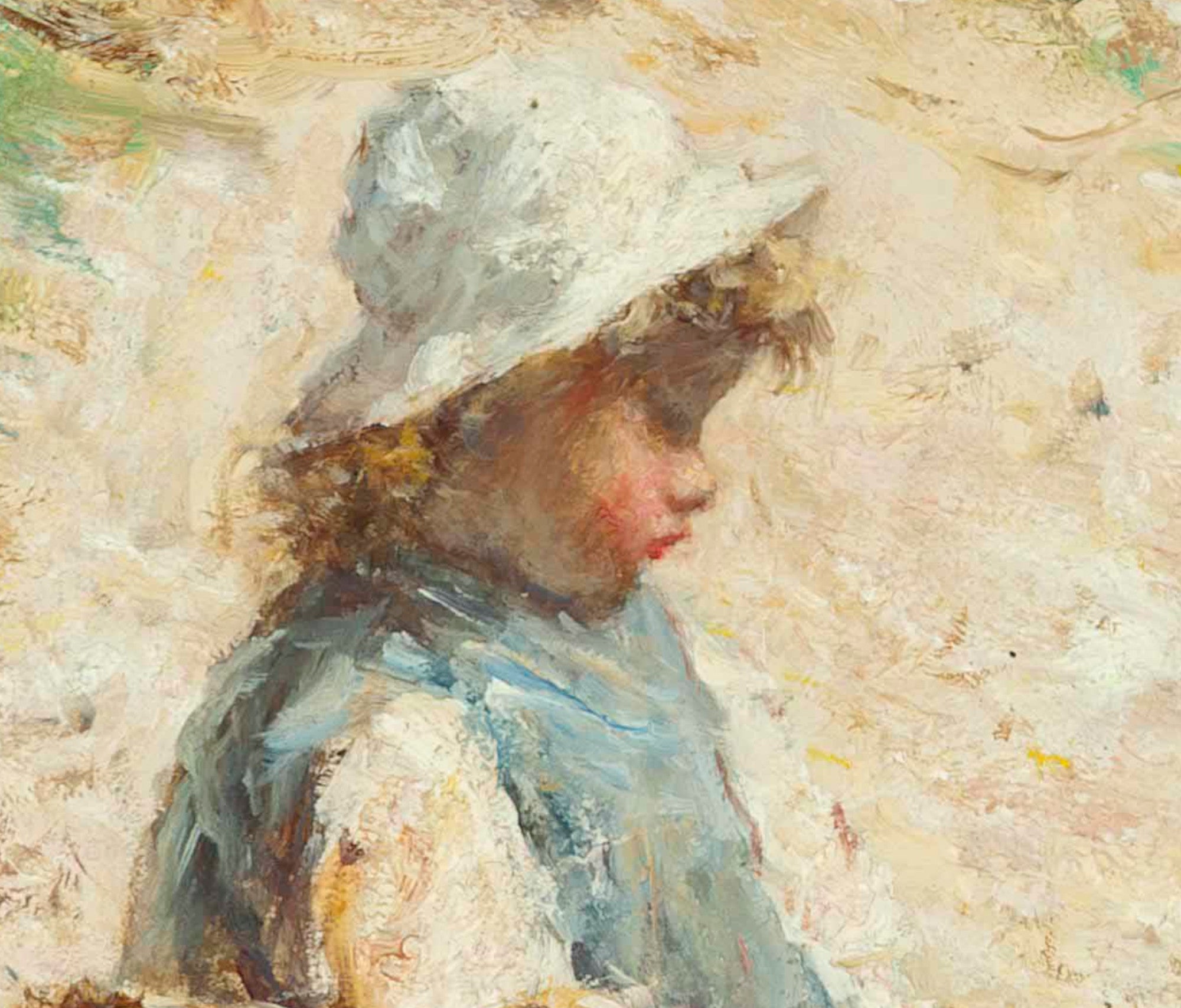Robert Gemmell Hutchison Fine Art Print, On The Beach