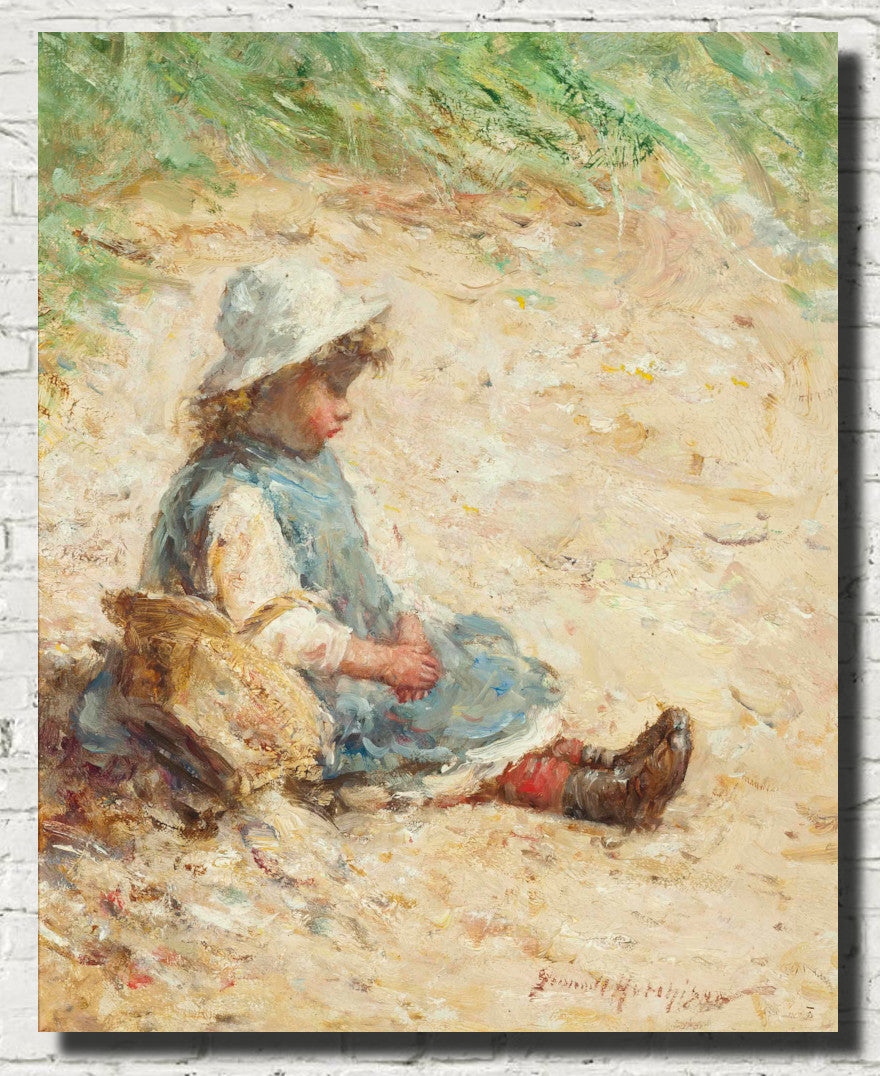 Robert Gemmell Hutchison Fine Art Print, On The Beach