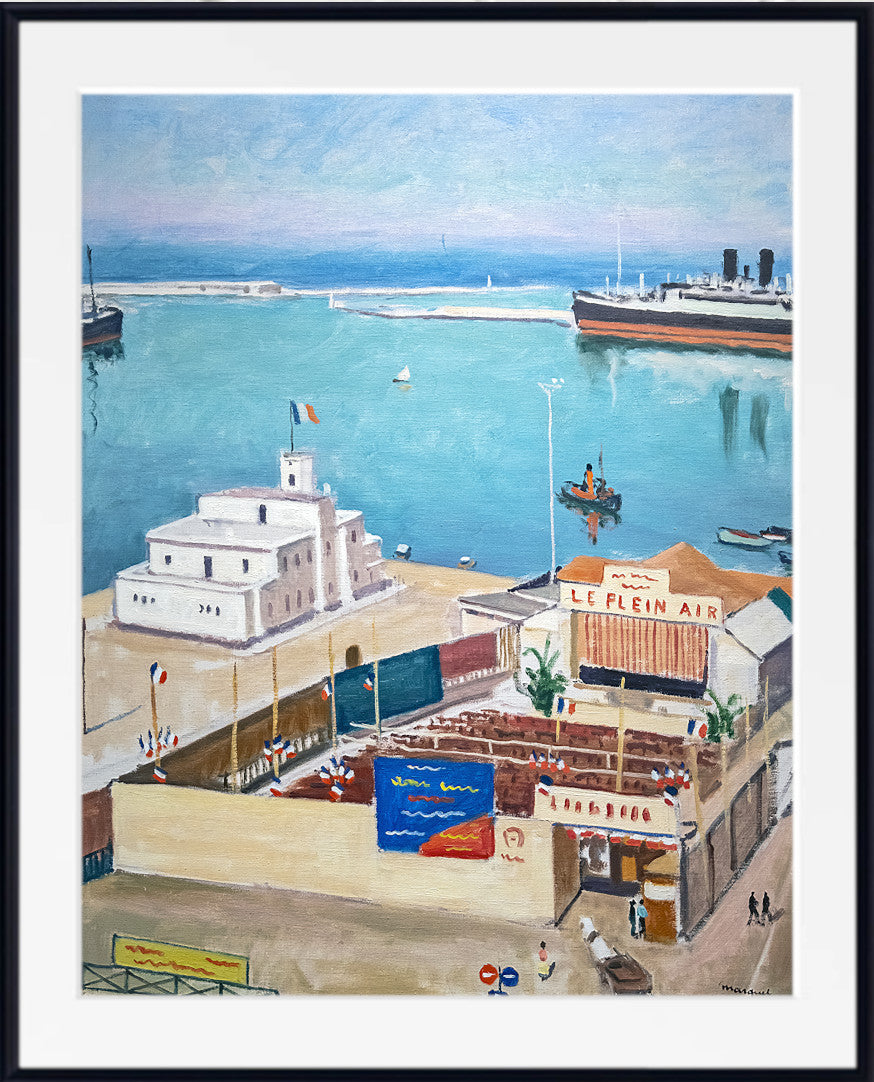 Open air theater, Algiers, Albert Marquet, Morocco Landscape
