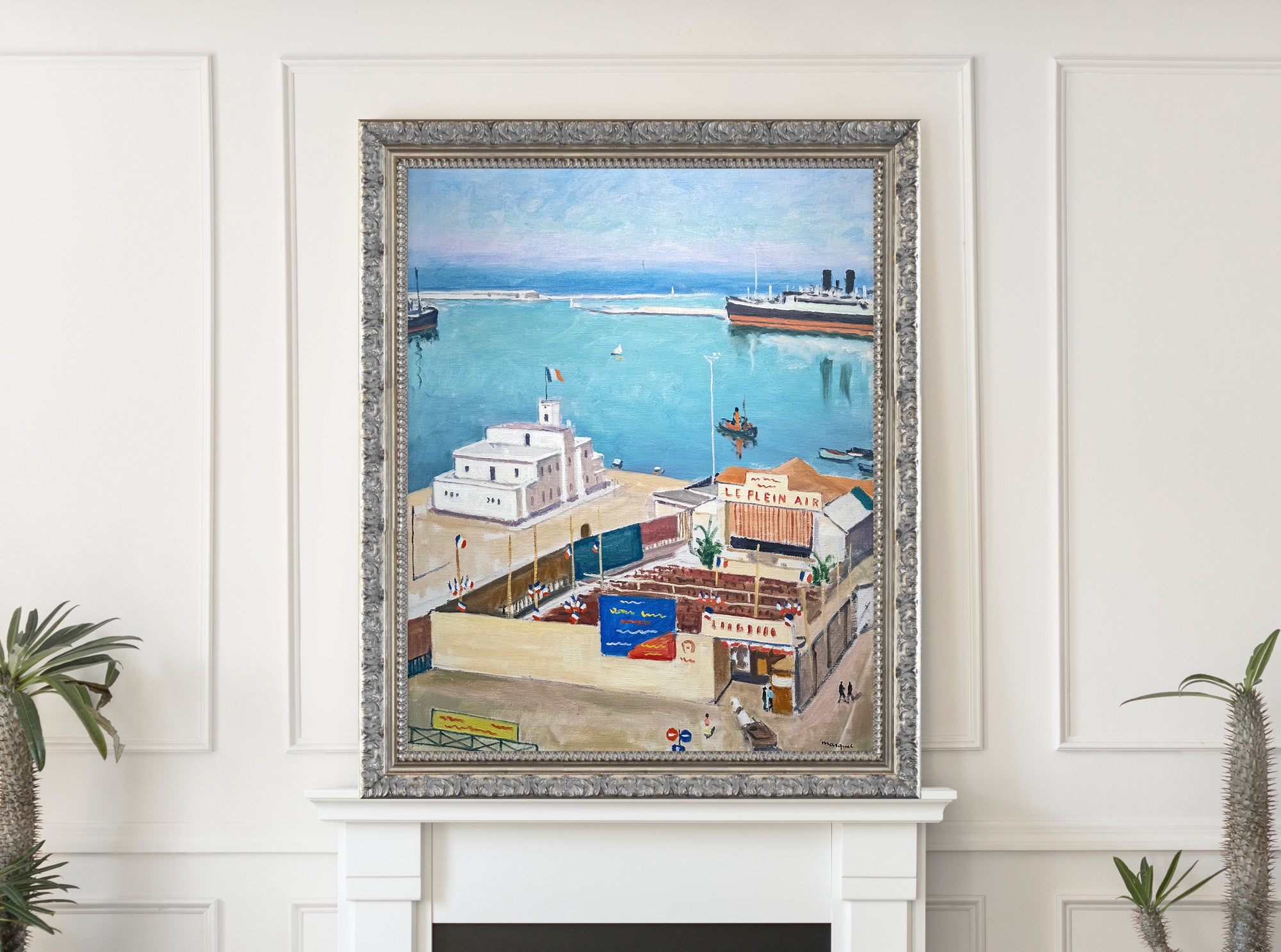 Open air theater, Algiers, Albert Marquet, Morocco Landscape